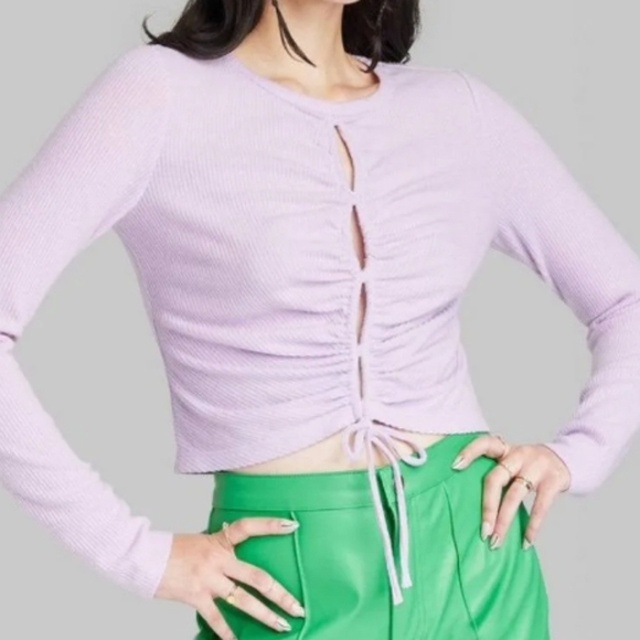 NWT Wild Fable Crop Top SzL - Picture 1 of 5
